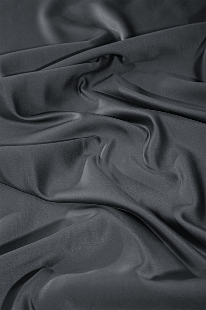 Blackout Halkalı Fon Perde Koyu Gri 140x260