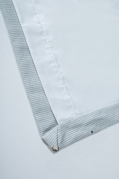 Çocuk Astarlı Fon Perde Arı Desenli Gri V2 135x180