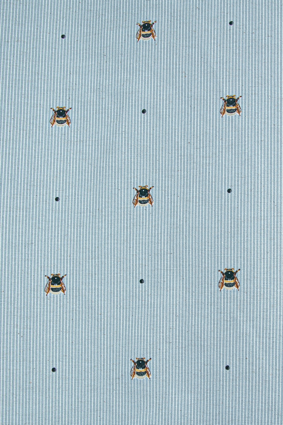 Çocuk Astarlı Fon Perde Arı Desenli Gri 215x225