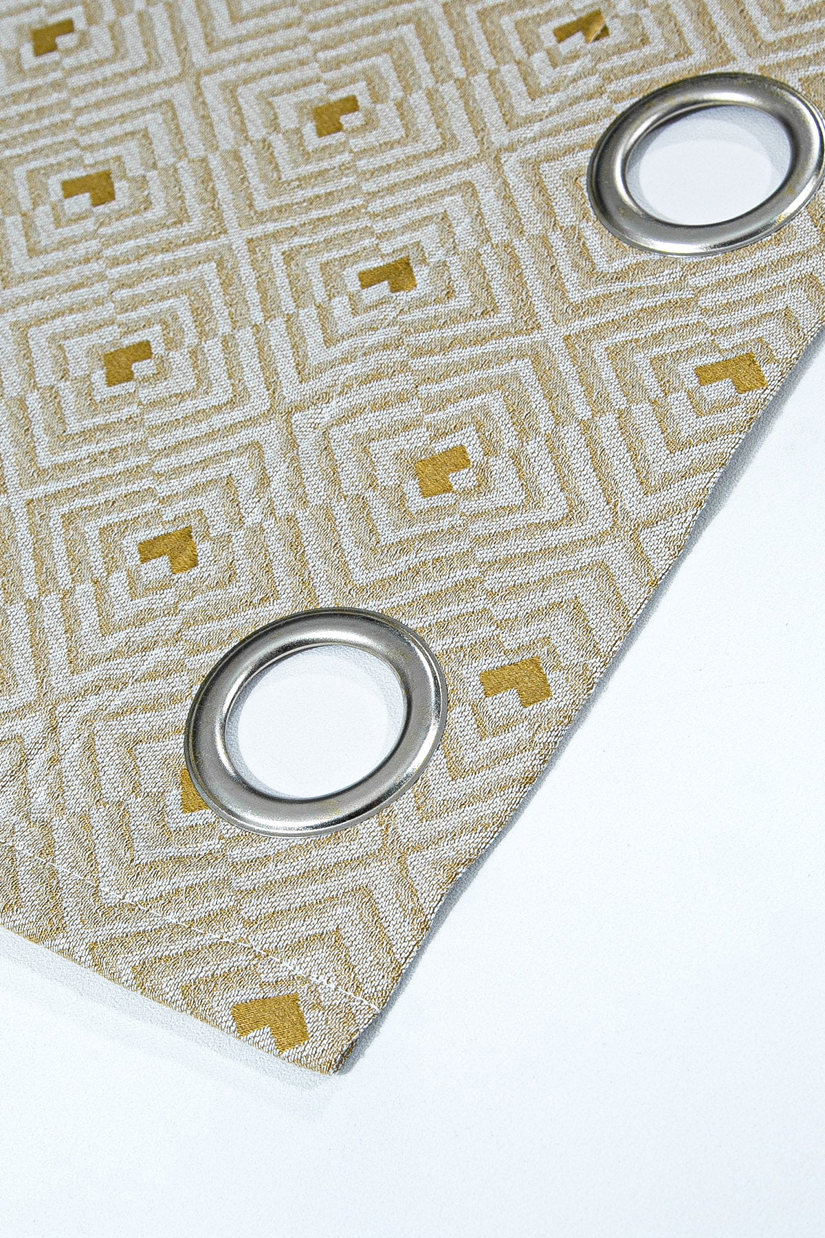 Como Halkalı Fon Perde Kahve 140x260