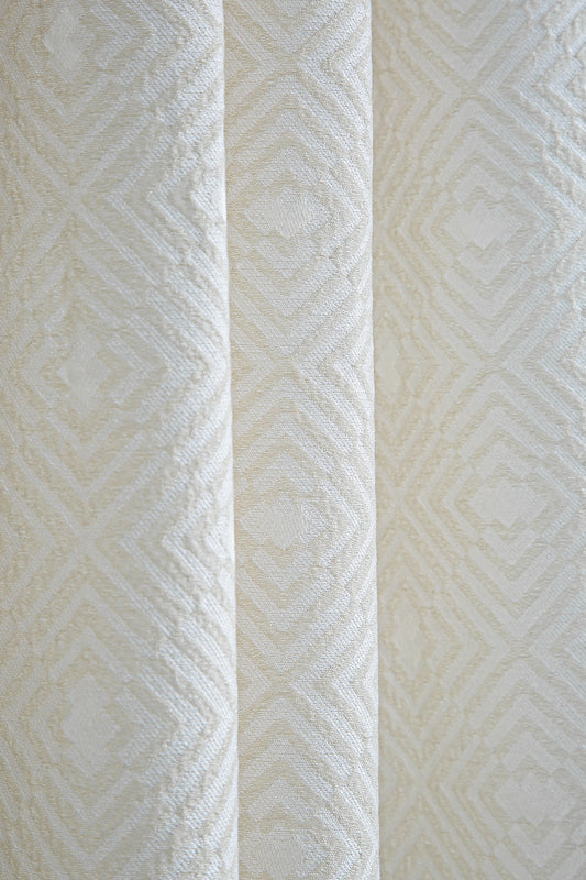 Como Halkalı Fon Perde Krem 140x260