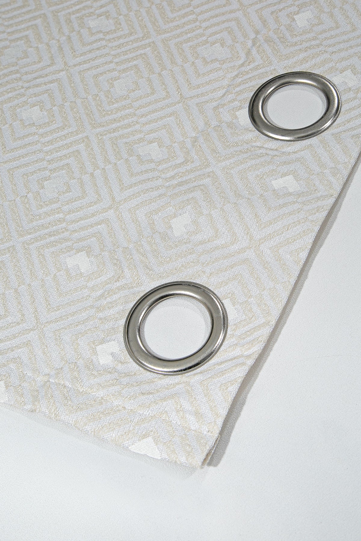 Como Halkalı Fon Perde Krem 140x260