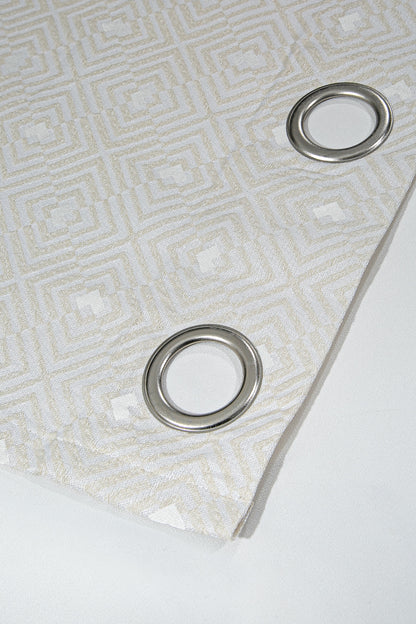 Como Halkalı Fon Perde Krem 140x260