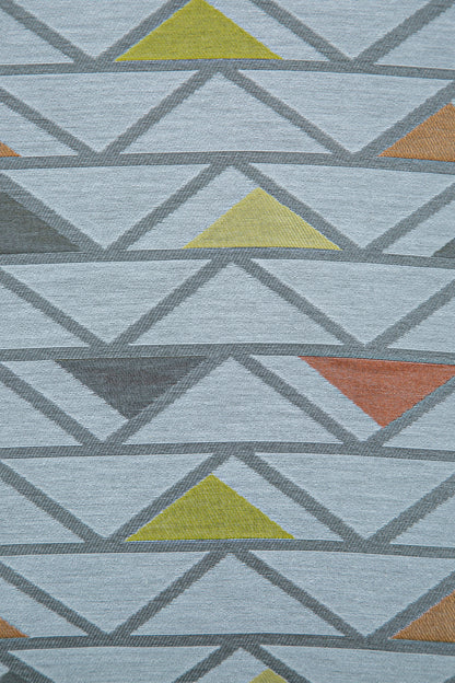 Desenli Elyaflı Minder Gri 45x45