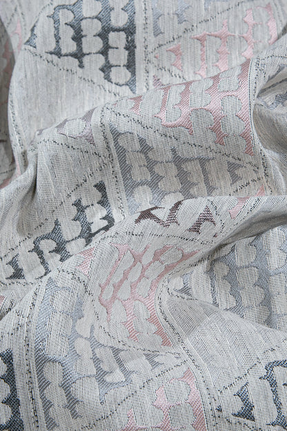 Dessin Halkalı Fon Perde Pudra 140x260