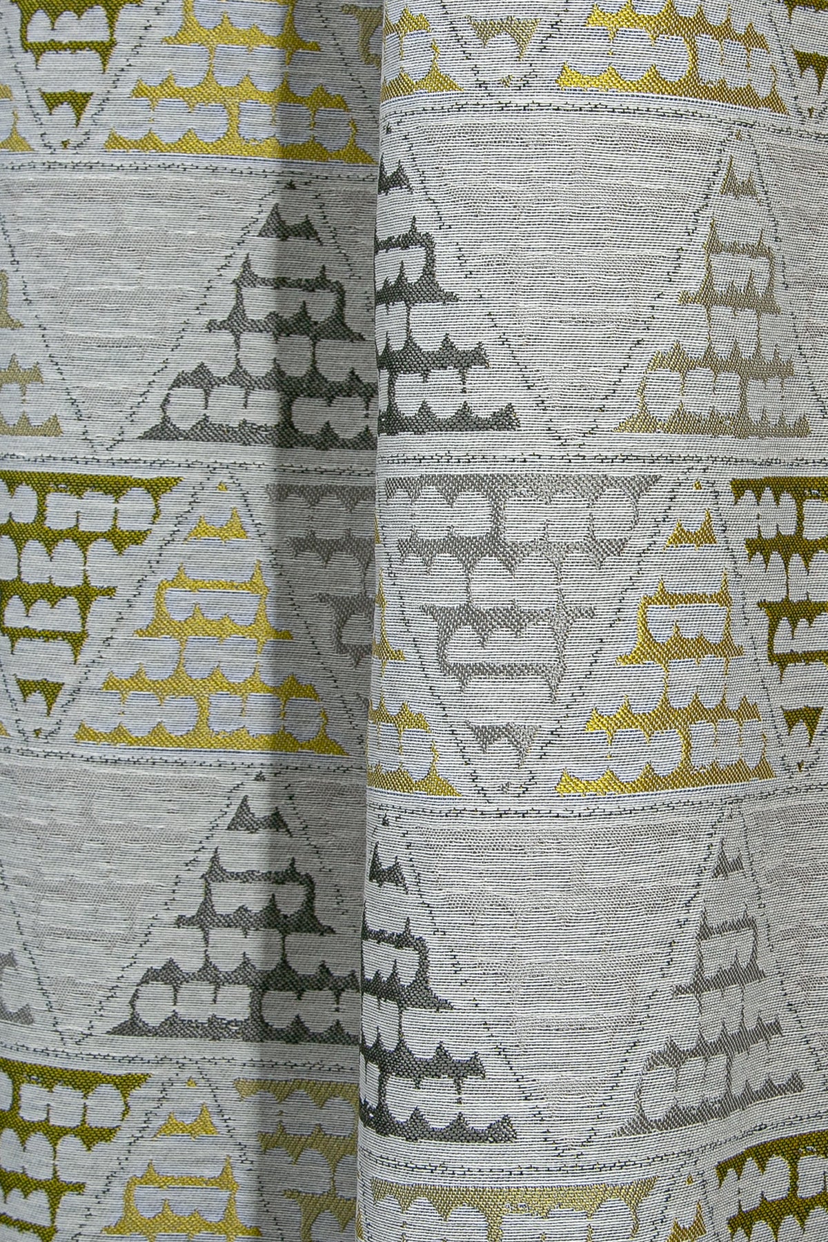 Dessin Halkalı Fon Perde Yeşil 140x260