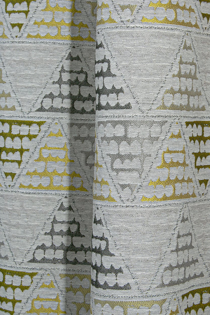 Dessin Halkalı Fon Perde Yeşil 140x260