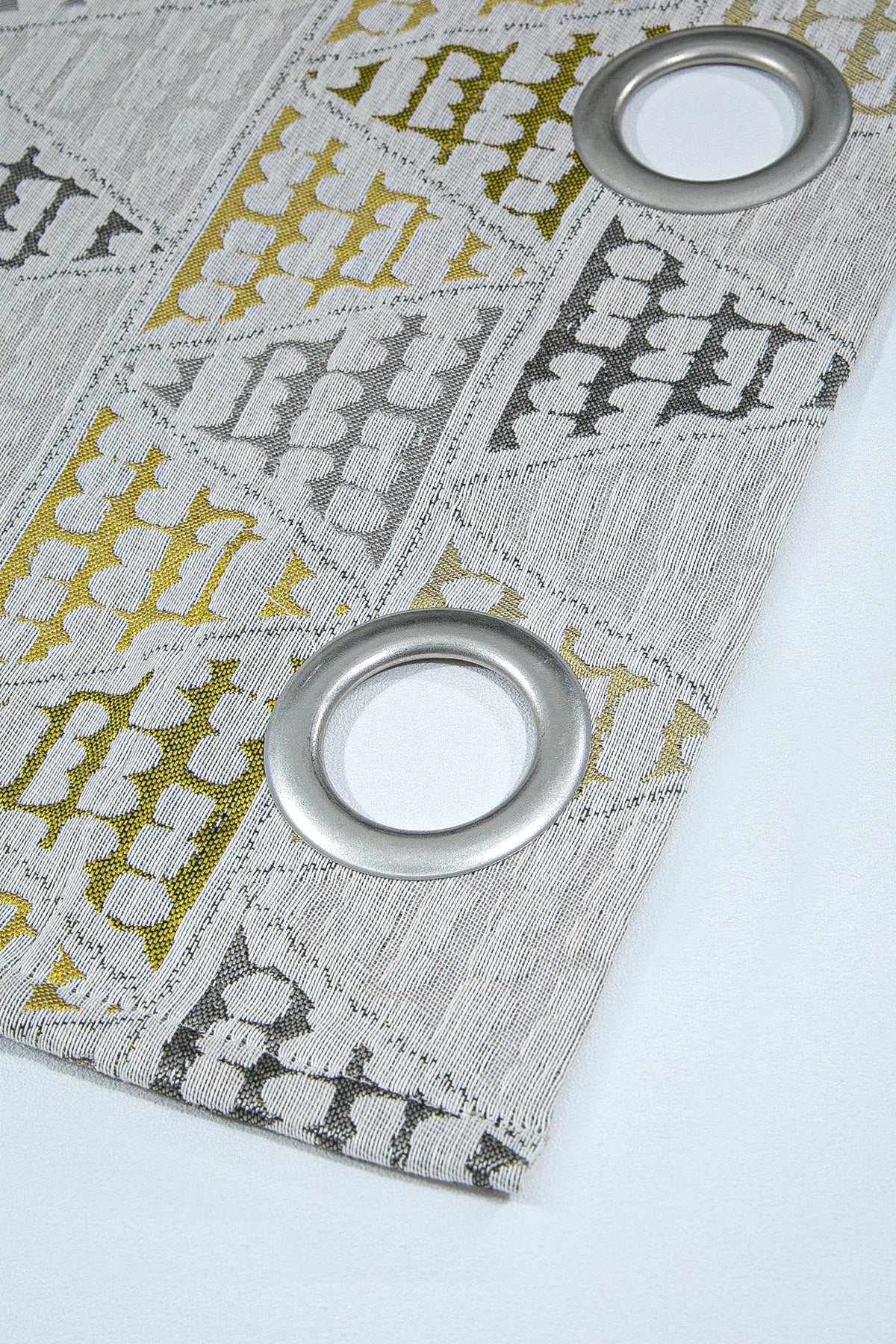 Dessin Halkalı Fon Perde Yeşil 140x260