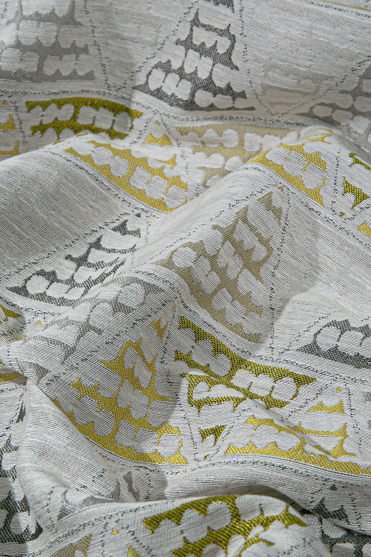 Dessin Halkalı Fon Perde Yeşil 140x260