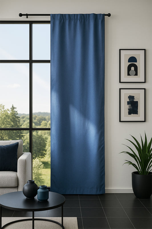 Diego Blackout Fon Perde Mavi 140x270