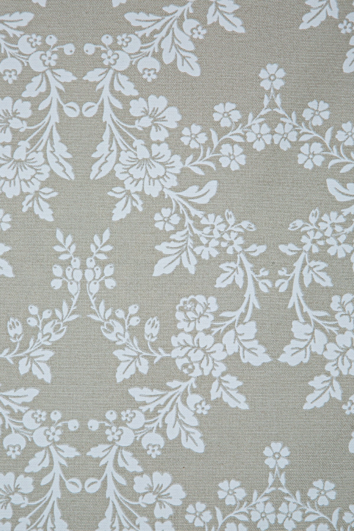 Duck Çiçekli Kırlent Kılıfı Bej Beyaz V1 45x50