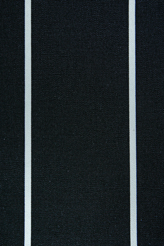 Duck Çizgili Kırlent Kılıfı Siyah Beyaz V1 40x40