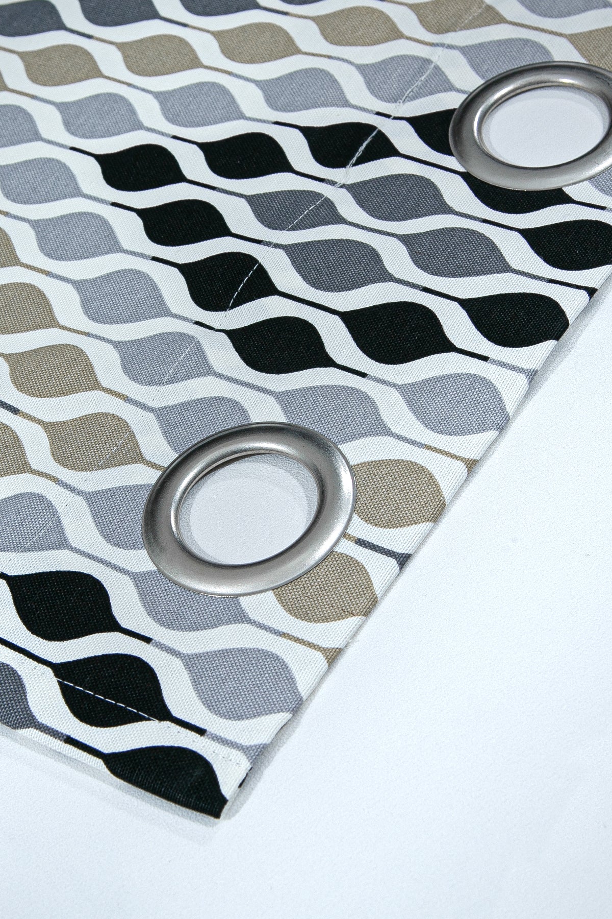 Duck Halkalı Fon Perde Gri 140x260