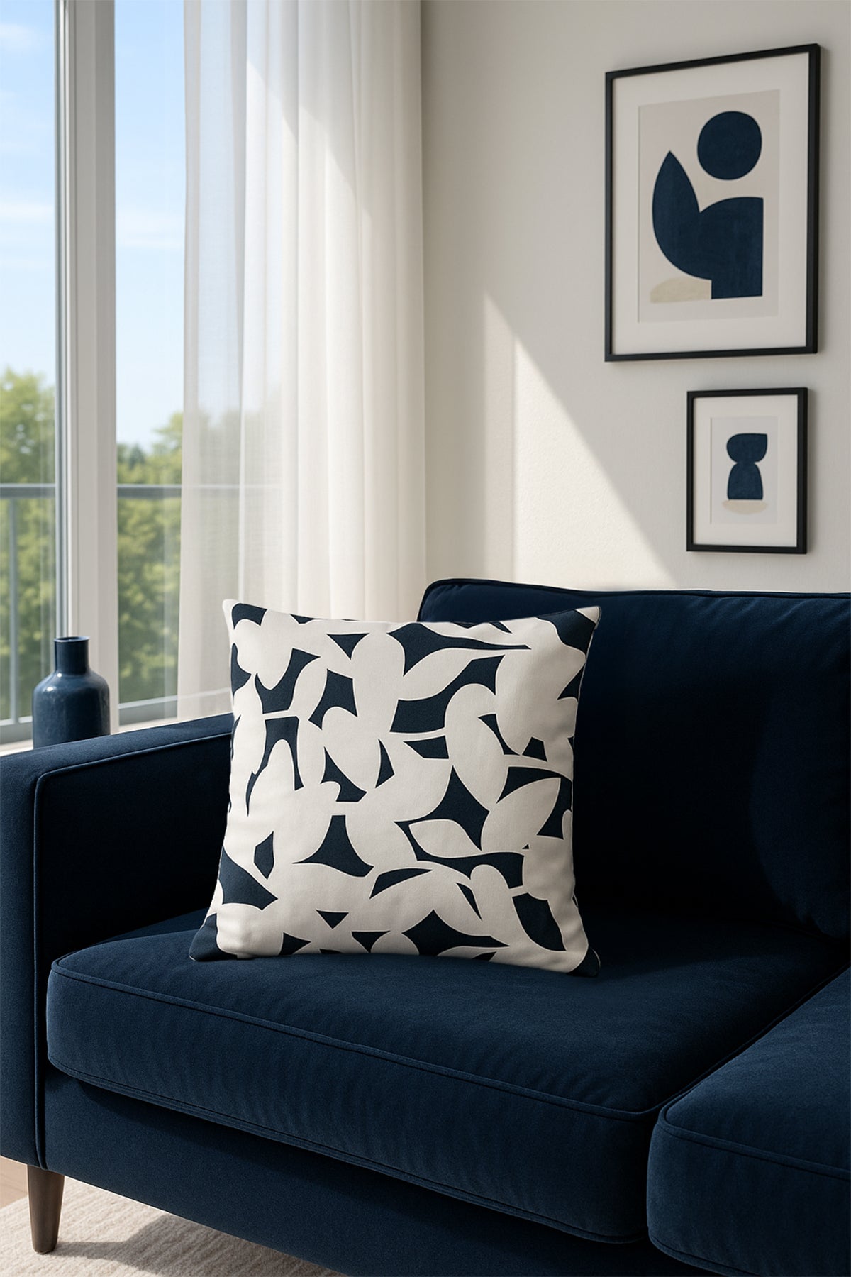 Duck Kırlent Kılıfı Beyaz V1 45x45