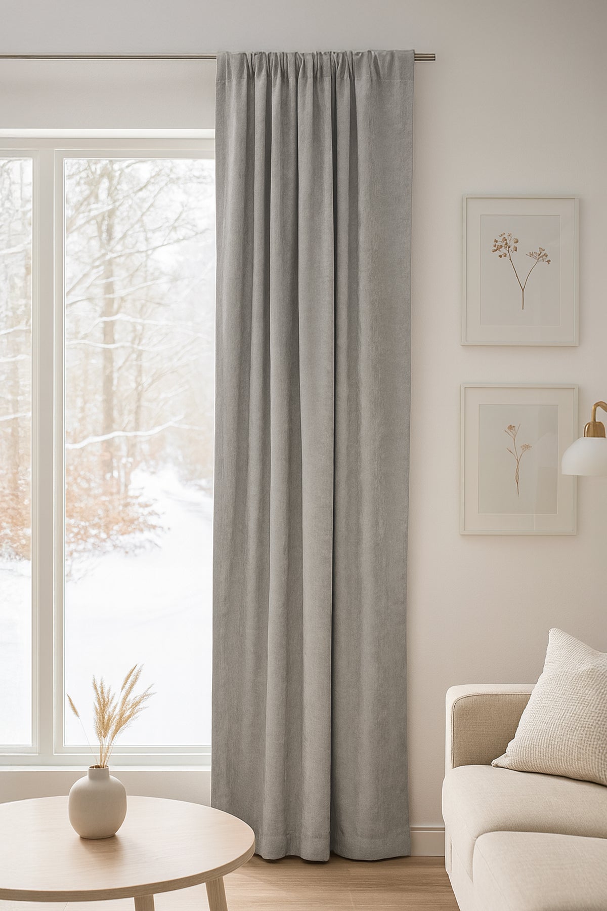 Espo Harmony Fon perde Gri 140x245