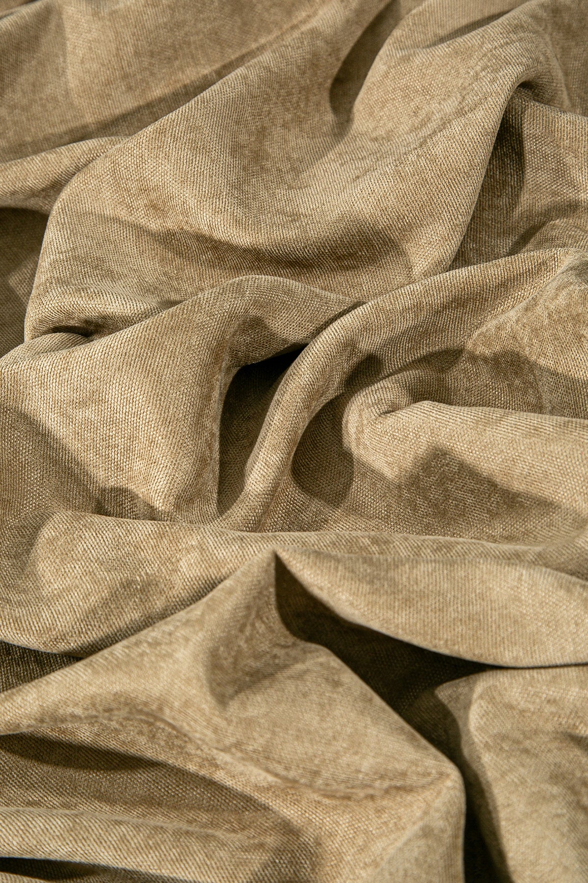 Harmony Halkalı Fon Perde Boz Kahve 140x260