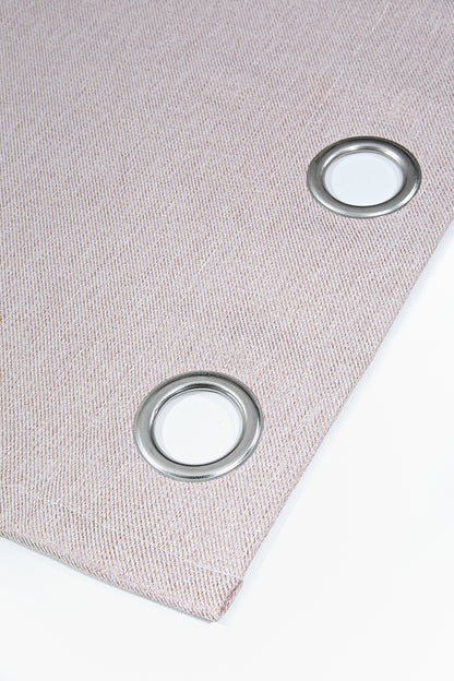 Impulse Halkalı Fon Perde Pudra 140x260