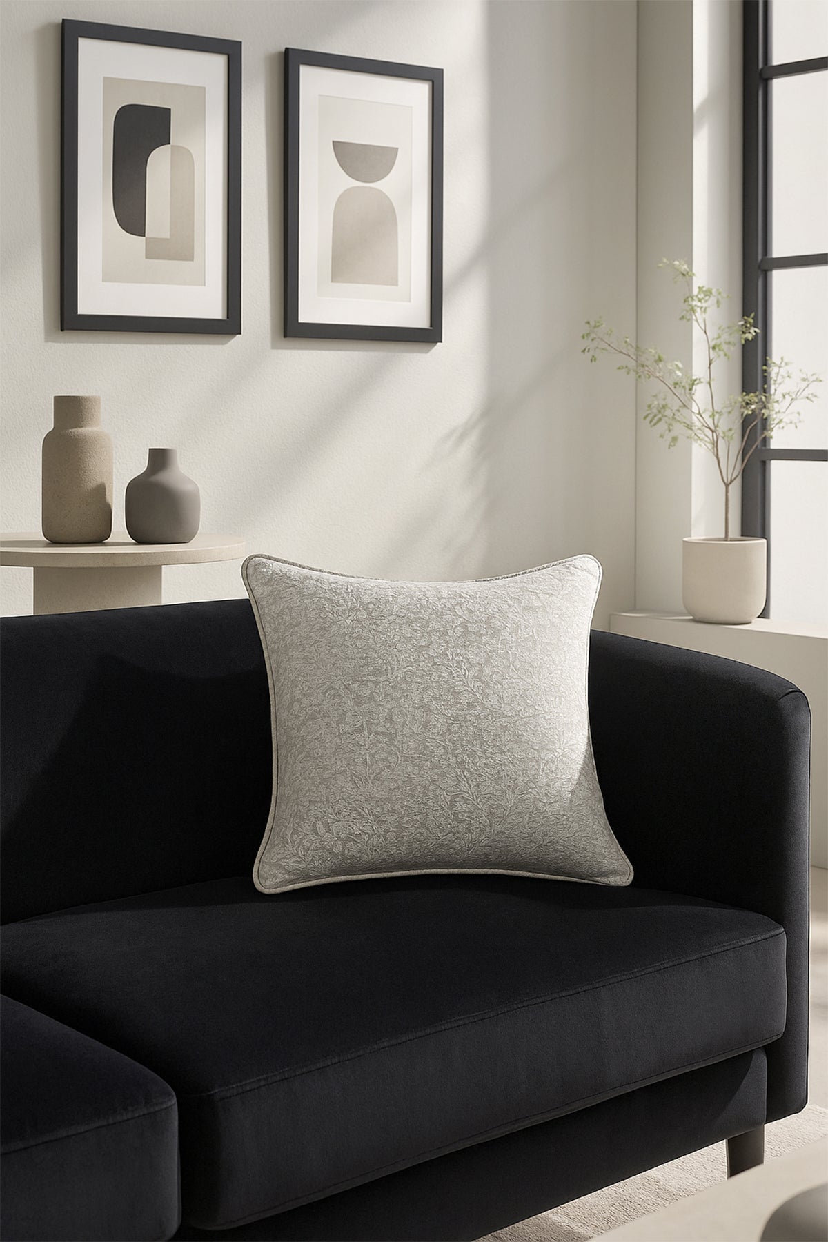 Jakar Kırlent Kılıfı Bej Krem 43x43