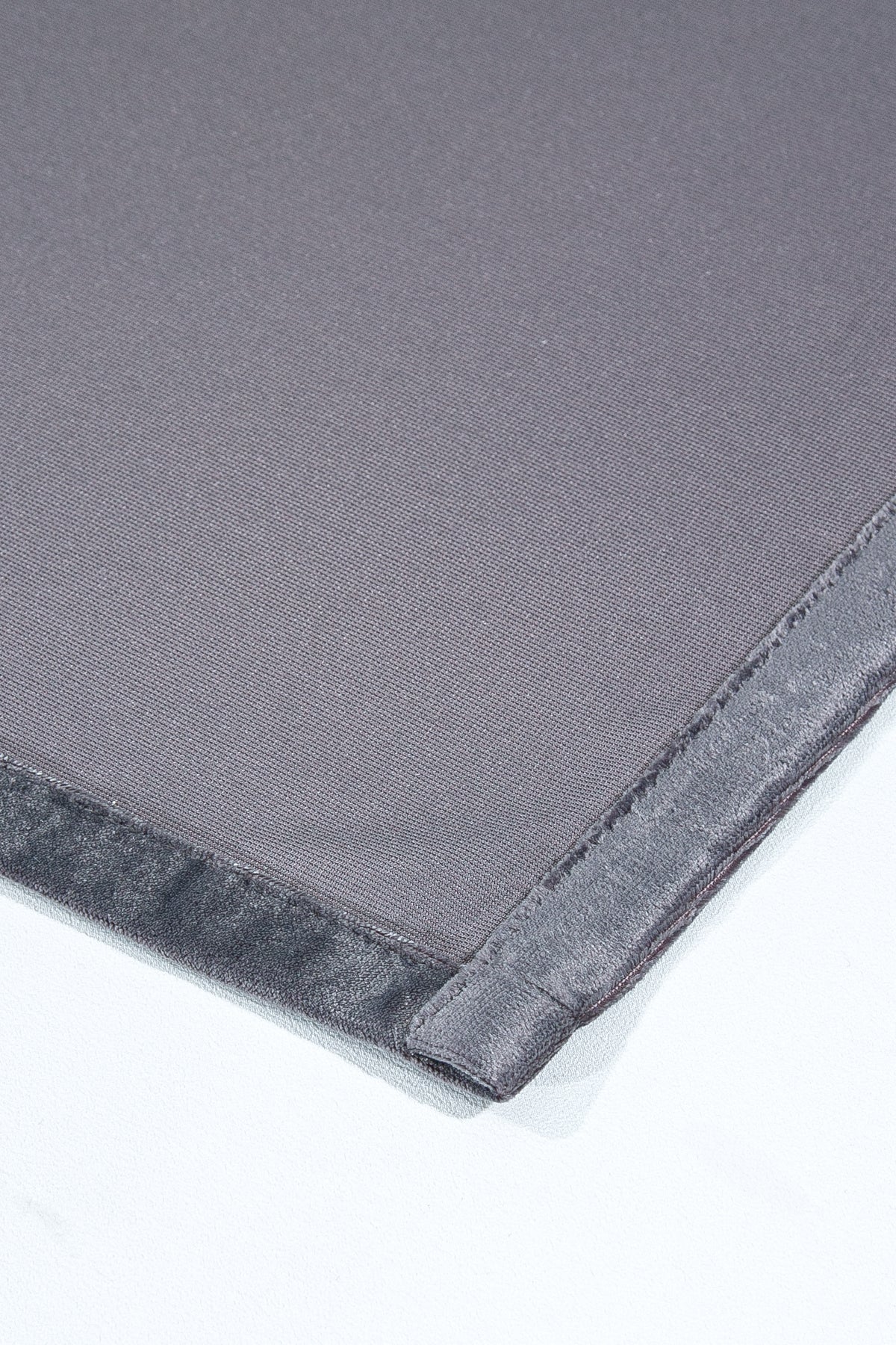 Kadife Halkalı Fon Perde Antrasit 140x260