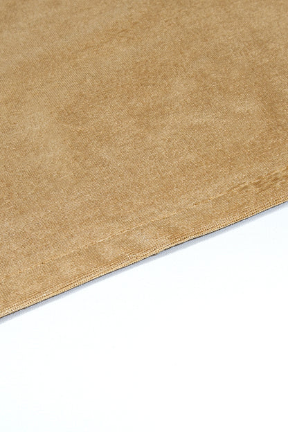 Kadife Halkalı Fon Perde Gold 140x260