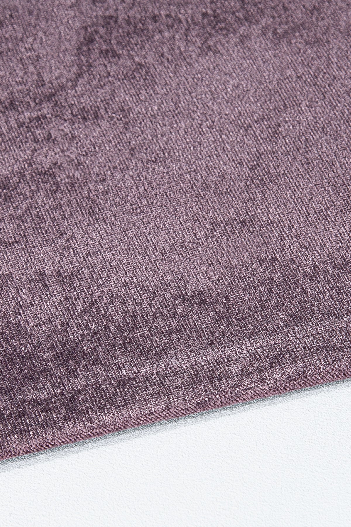 Kadife Halkalı Fon Perde Mor 140x260