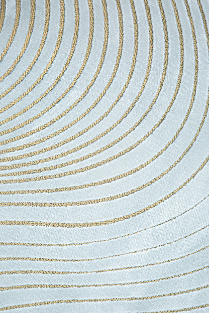 Kadife Kırlent Kılıfı Gold Beyaz V1 55x60