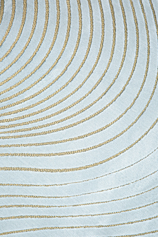 Kadife Kırlent Kılıfı Gold Beyaz V1 55x60