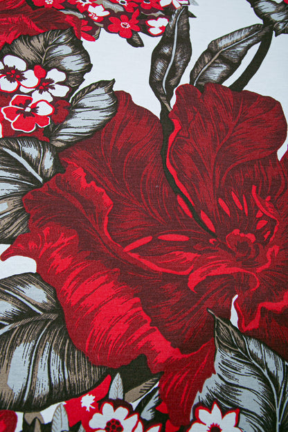 Keskiyön Fon Perde Kırmızı 140x240