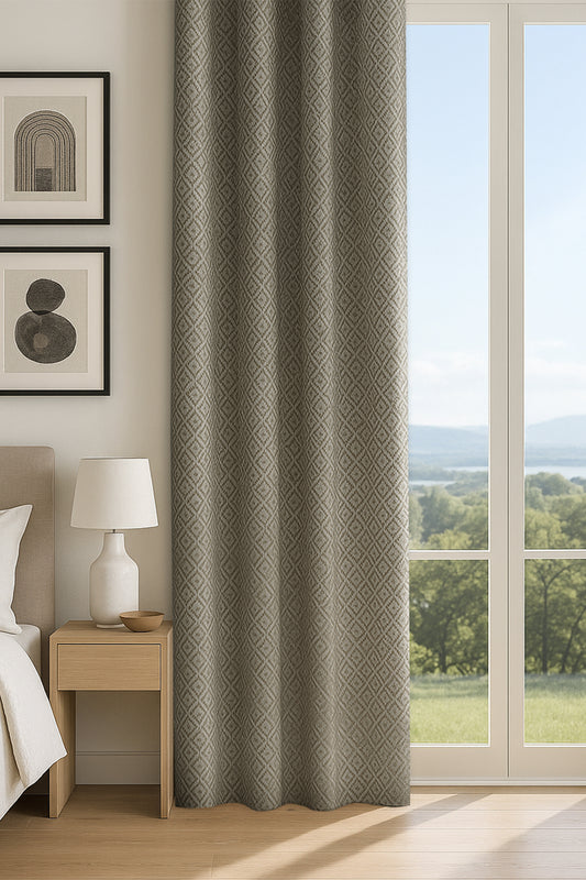 Lenzo Fon Perde Kahve 200x280