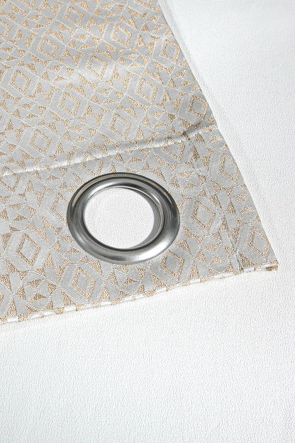 Lenzo Halkalı Fon Perde Krem 140x280