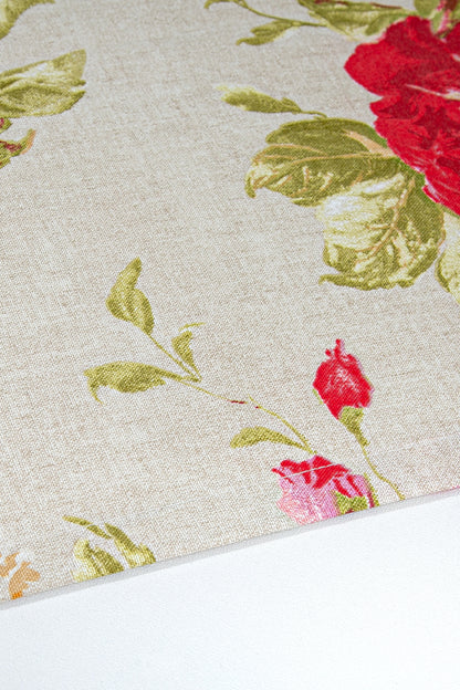 Maira Halkalı Fon Perde Güllü 140x270