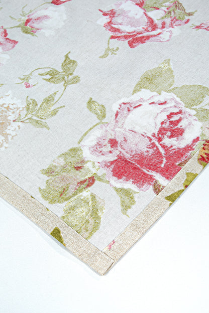 Maira Halkalı Fon Perde Güllü 140x270