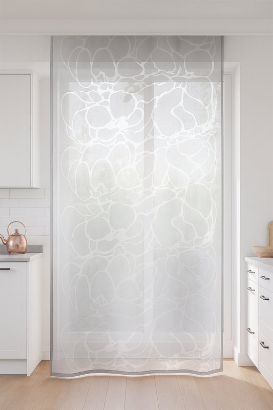 Makeba Tül  Perde Gri 140x250