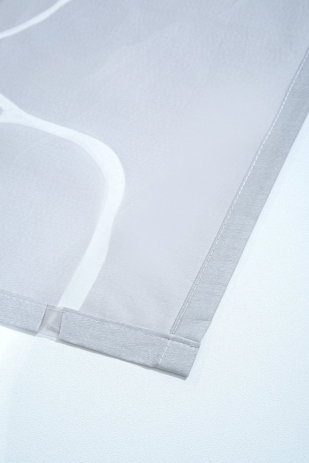 Makeba Tül  Perde Gri 140x250