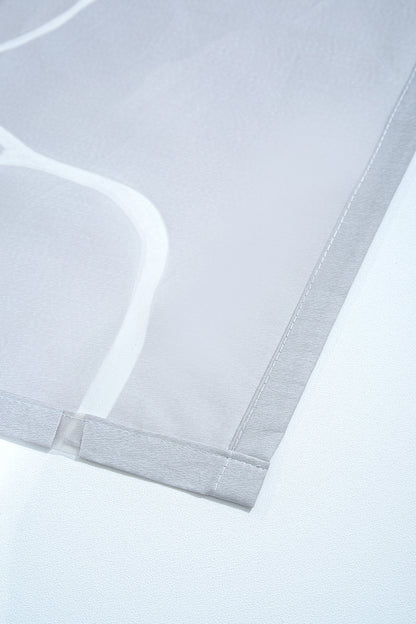 Makeba Tül  Perde Gri 140x250