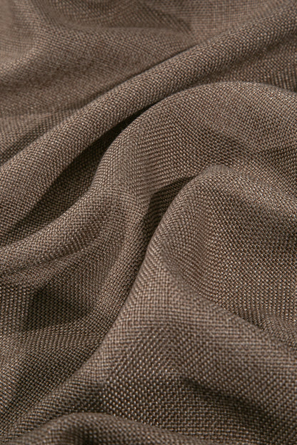 Nadia Halkalı Fon Perde Kahverengi 140x260