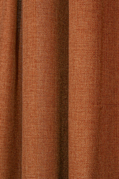 Nadia Halkalı Fon Perde Kiremit 140x260