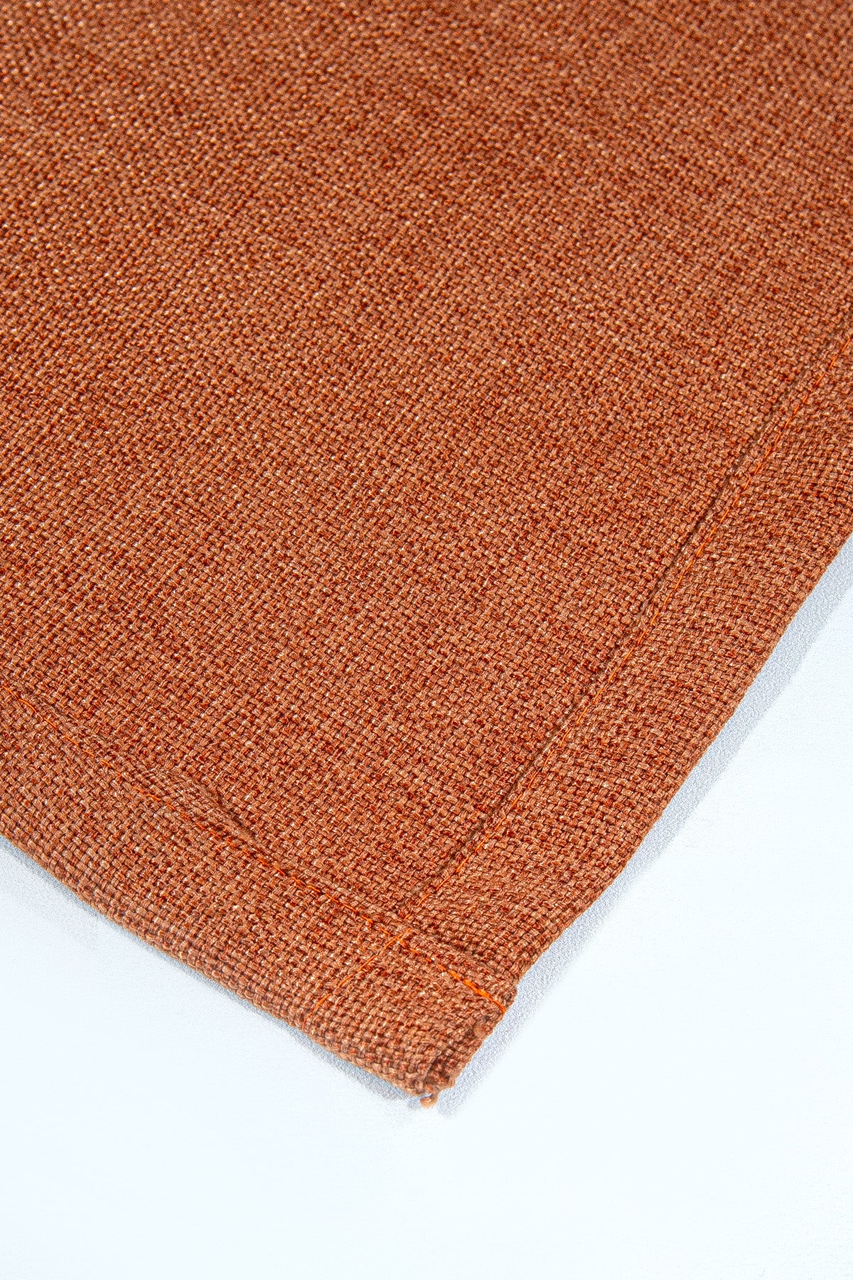 Nadia Halkalı Fon Perde Kiremit 140x260