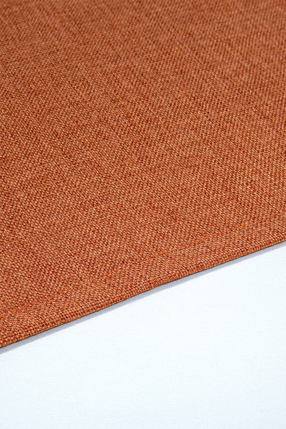 Nadia Halkalı Fon Perde Kiremit 140x260