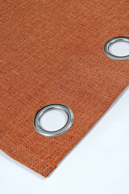 Nadia Halkalı Fon Perde Kiremit 140x260