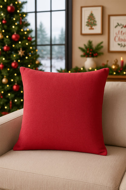 Nadia Kırlent Kılıfı Kırmızı V1 50x50