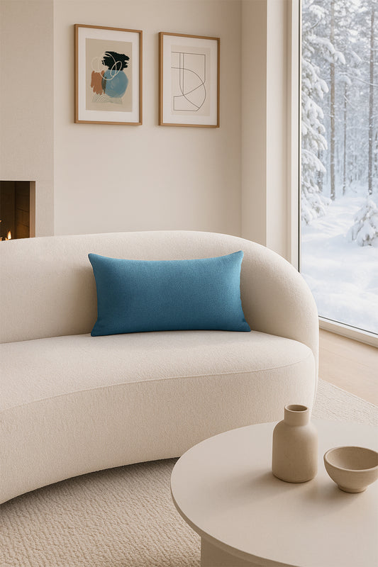 Nadia Kırlent Kılıfı Turkuaz V1 30x50