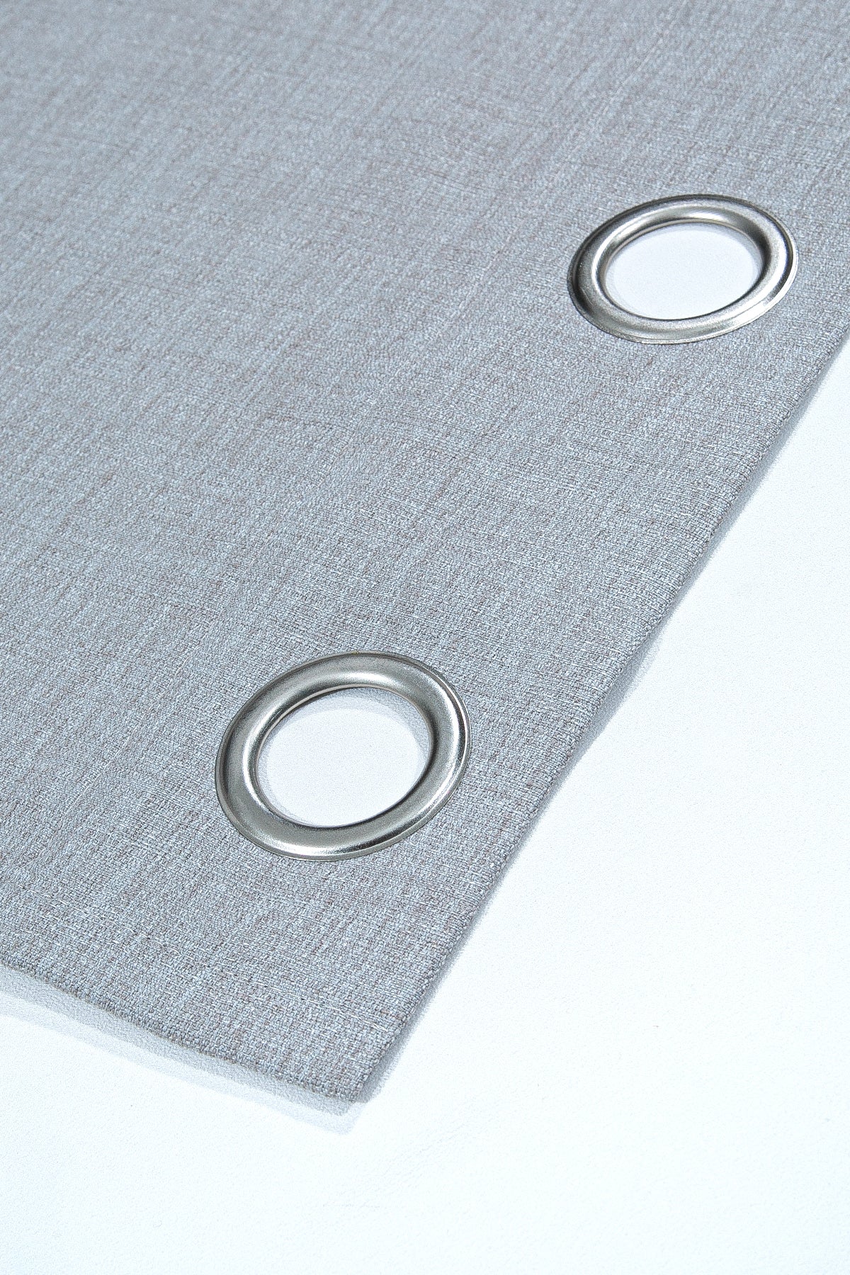 Osaka Halkalı Fon Perde Gri 140x260