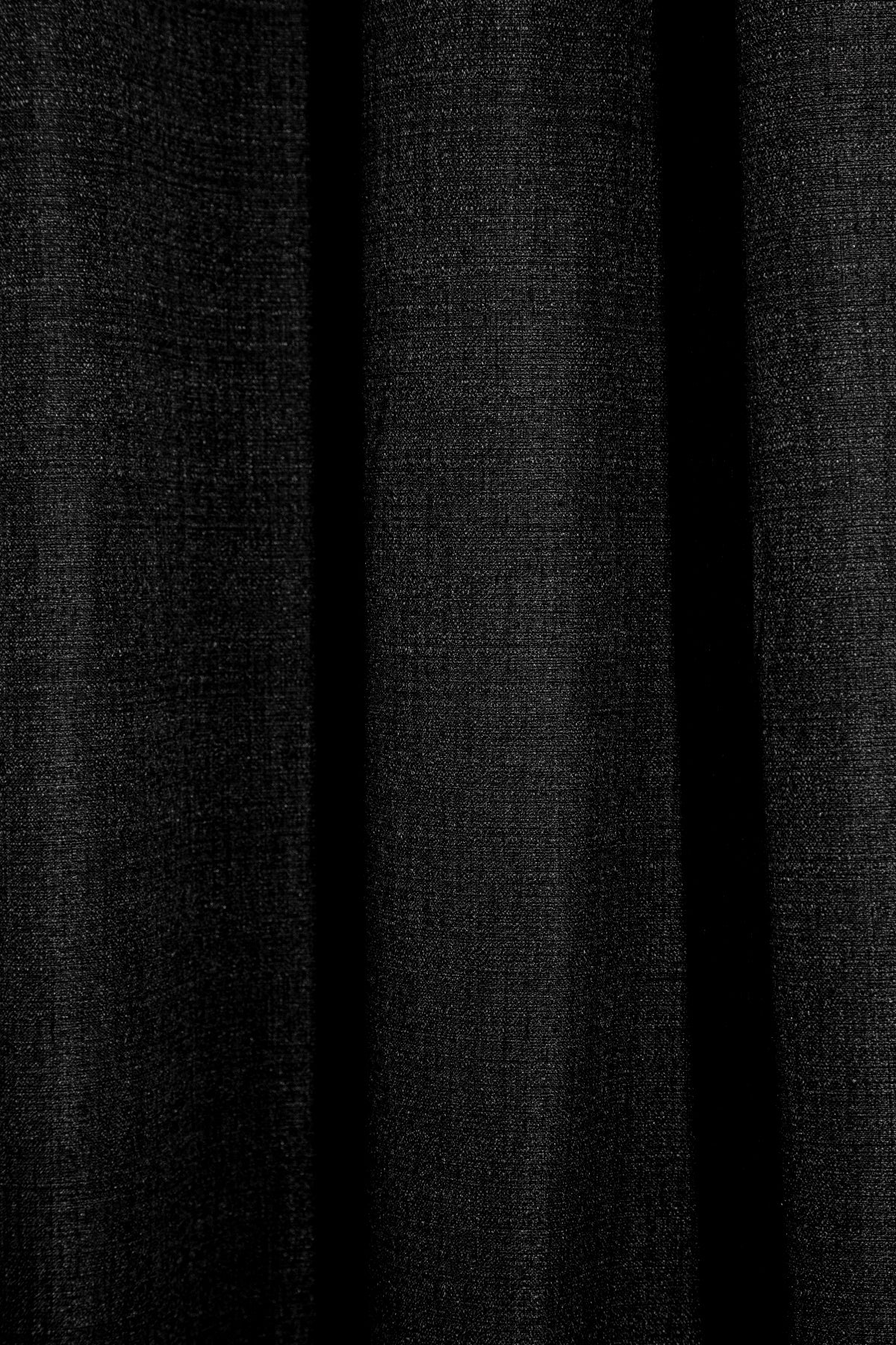 Osaka Halkalı Fon Perde Siyah 140x260