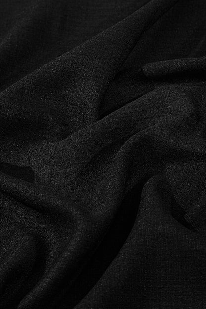 Osaka Halkalı Fon Perde Siyah 140x260