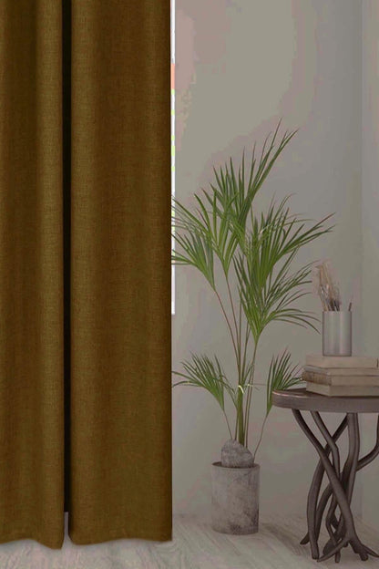 Premier Home Fon Perde Hardal 140X270 Tek Kanat
