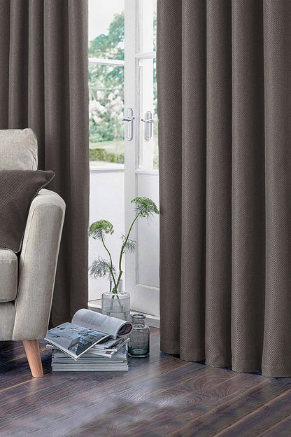 Premier Home Fon Perde Koyu Kahve 140X270 Tek Kana