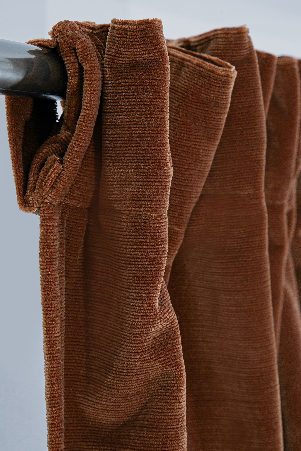 Rayna Kadife Perde Kiremit 120x210