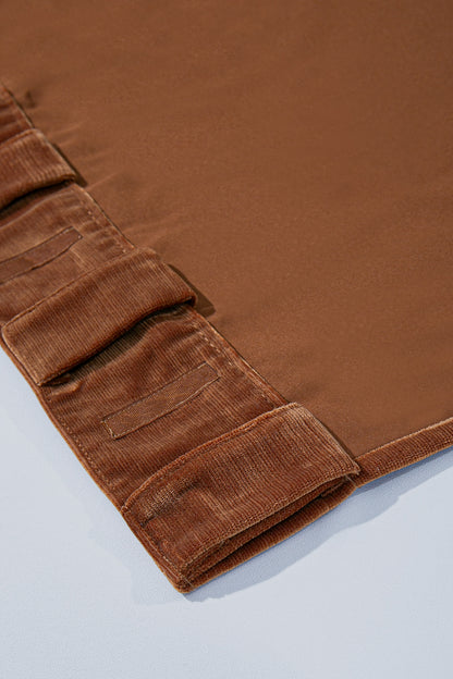 Rayna Kadife Perde Kiremit 120x210