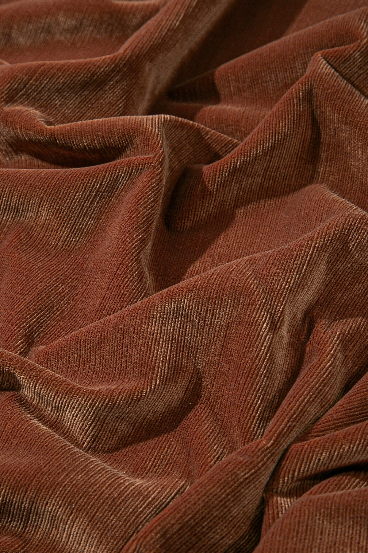 Rayna Kadife Perde Kiremit 120x210